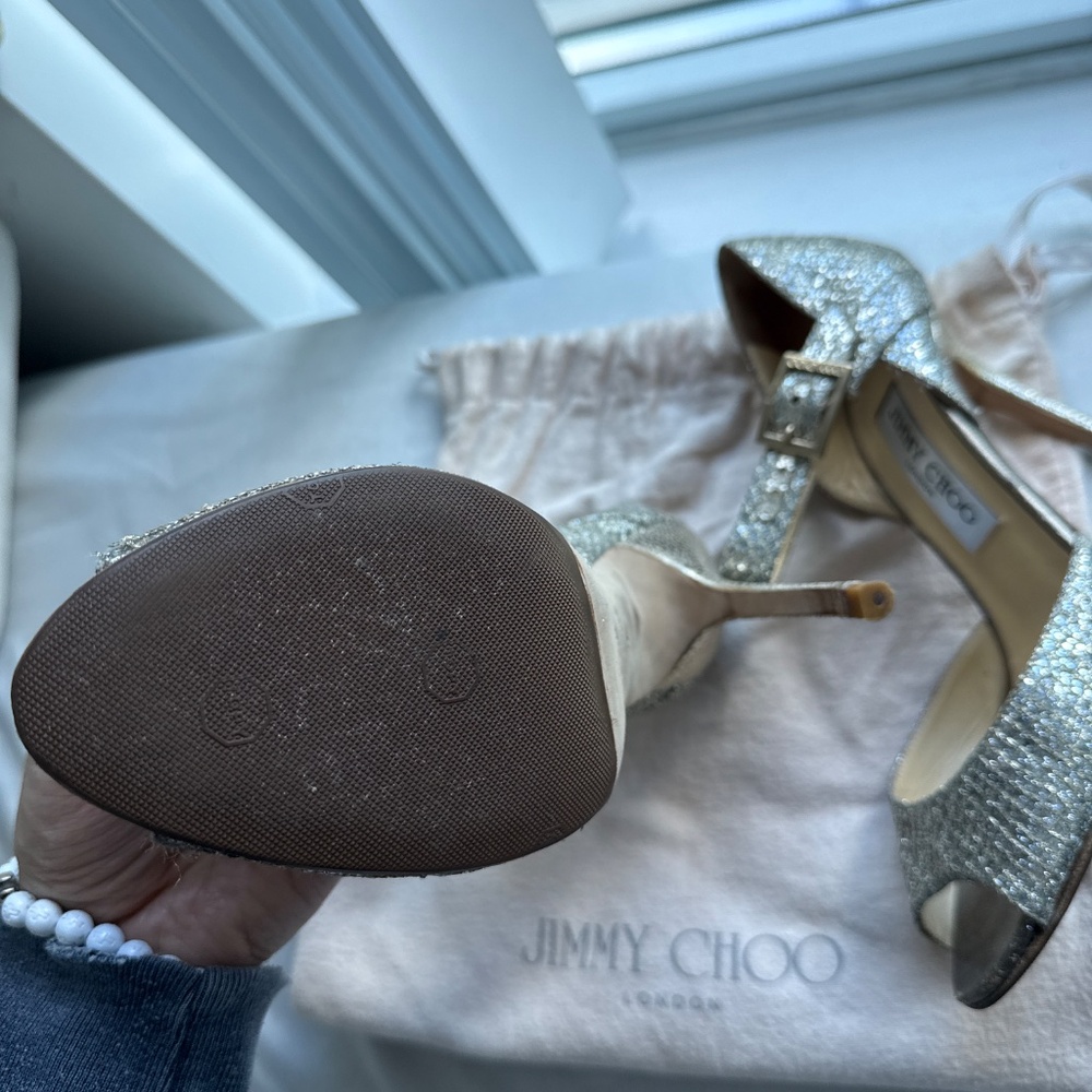 Jimmy choo AUTHENTIC sandals , size EU 37 or USA 7 - Picture 4 of 10